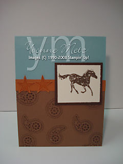 Horse B-Day Card