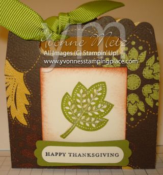 Thanksgiving Scallop Envelope Box