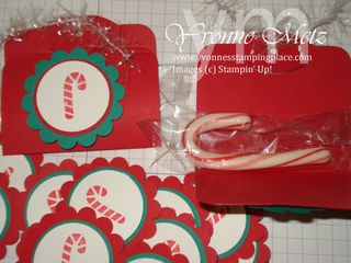 Candy Cane treat holders