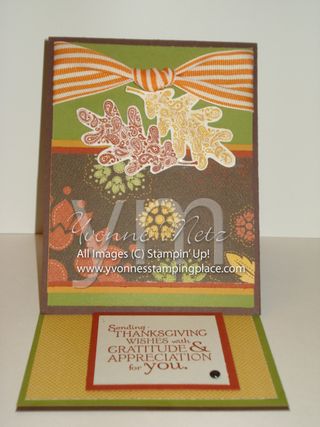 Thanksgiving Easel Card