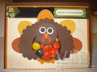 Turkey Treat Cup Card