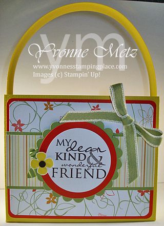 Printed Petals Card Tote